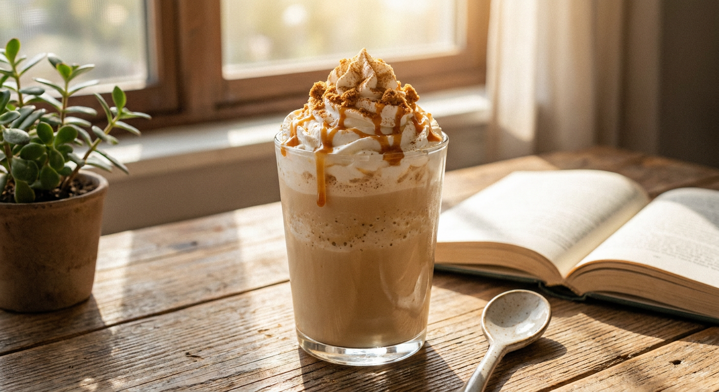 バニラクリームフラペチーノのカスタムイメージ写真