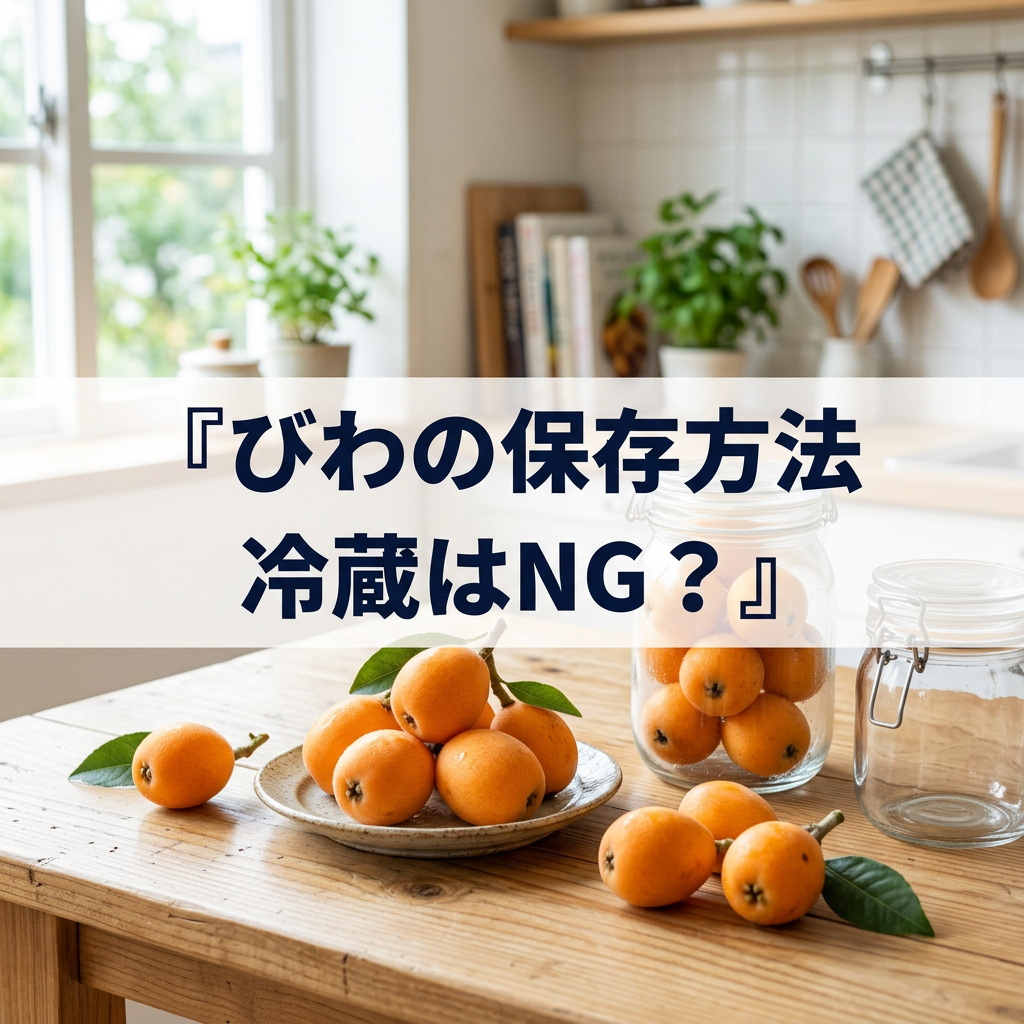 びわの保存方法｜冷蔵はNG？常温・冷凍で日持ちさせるコツ