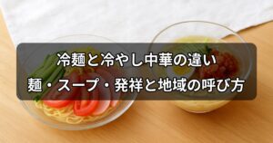 reimen-hiyashichuka-chigai